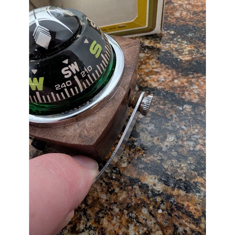 VTG 1970's GTS 360 Auto Marine Compass Precision Made In Japan - Picture 4 of 8